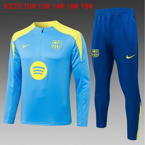 Ninos Sudadera De Training Barcelona 2026-2027 Azul 5